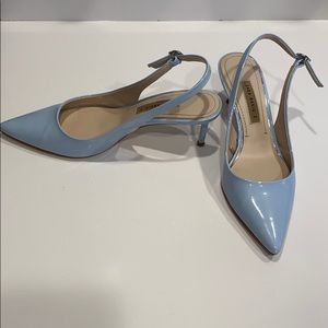 Zara Pointed Toe Slingback Heels
